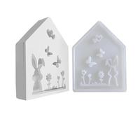 Silicone Candle Mold, Butterfly Resin Mold, Easy Release Silicone Mold, Tabletop Ornament Mold, Plaster Craft Mold, Candle and Resin Mold, Easter Bunny Craft Mold for Candle and Plaster