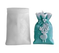 Silicone Candle Mold, Christmas Bag Soap Crafts, Non Stick Craft with Detailed Design, Compact Arts Accessory, Candle Mold with Festive Style, Craft Tool for Kids, Adults and Birthday