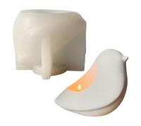 Silicone Candles Holder Mold, Bird Tea Candle Holder, Silicone Molds, Inspiring Handmade Creations, Reusable Non-Stick Hands-On Tool, Easy Release for Beginners, Epoxy Resin Concrete Art, 6,9 x 8 cm