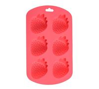 Silicone Candy Mold, 6 Cavity Fruit Shaped Non Stick Reutilizable Supplies, Chocolate Candy Molds for Baking, Premium Sturdy Material, Kitchen and Baking Accessories for Family Adults Birthday Party