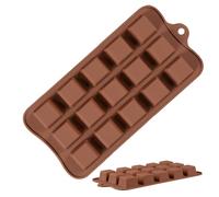 Silicone Candy Mold, Creative Chocolate Mold with Various Shapes, Food Grade No-Stick Trays for Candy Making and Ice, Ideal for Home and Restaurant Use, 10.4x21x0.5cm
