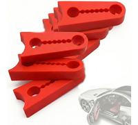 Silicone Car Door Shock Absorber Pad, 8pcs Red Car Door Noise Cancelling Silicone Buffer Pads CarDoor Slam Stopper Damping Seal Pad Soundproofing Seal for Vehicle Automotive Truck Interior