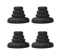 Silicone Car Door Shock Absorber Pads - 4 Piece Anti-Collision Set, Vibration Dampening Sealing Gaskets For Quiet Closing | For Car Door Hood Trunk SUV RV Sedan & Professional Use