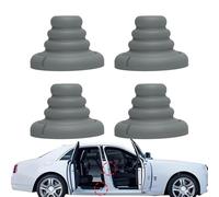 Silicone Car Door Shock Absorber Pads - 4 Piece Anti-Collision Set, Vibration Dampening Sealing Gaskets For Quiet Closing | For Car Door Hood Trunk SUV RV Sedan & Professional Use