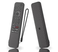 Silicone Case Cover for Sony RMF-TX910U RMF-TX810U Remote Silicone Cover Skin Protective Sleeve for RMF-TX910U Backlit Sony TV Remote Control with Lanyard(Dark Grey)