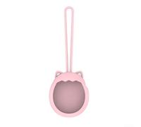 Silicone Case for para tamagotchi Paradise Shockproof Black Silicone(Pink) | Shock-absorbing silicone, scratch resistant, black color option, precise button para access, shell
