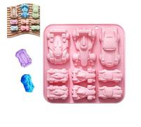 Silicone Casting Form, Non Stick Reusable, Miniature Car Shaper Epoxy Resin Mold Tool, Chocolate Dessert Soap Candle Ice Making Kit, Craft Supply Beginner Professional Use for Workshop Art