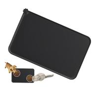 Silicone Cat & Dog Food Mat, Mat De Comida Para Gato Para Perros | Lips Altos De Alimentación De Mascotas Impermeables,18.9x11.8 Pulgadas Almohadilla No Slip, Accesorios Para Cachorros De Gatito De An