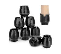 Silicone Chair Leg Caps, 20 Pieces 17-21mm Protective Caps for Chair Legs, Rubber Chair Tw