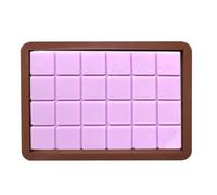 Silicone Chocolate Maker Mold - Soft Safe Construction, Square Cavities Layout, Reusable Durable Build, Cleaning | DIY Sweets Crafting, Pastry Tools, Confectionery Shaping, Baking Decoration