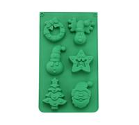 Silicone Christmas Molds, Christmas Chocolate Molds, Silicone Moulds, Holiday Cookie Making Mold Chocolate Candy Jelly Mold Kitchen Baking Tool