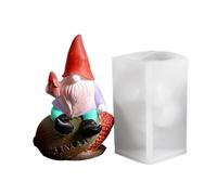 Silicone Christmas Molds - Fall Elements Dwarf Crafts, Cute Gnome Shapes With Wheat, Pumpkin, Corn Patterns, 3D Gnomes Mold | For Holiday Table Centerpiece Fall Winter Thanksgiving Birthday