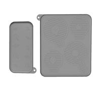 Silicone Coffee Mat - Silicone Coffee Mat for Kitchen | Anti-Slip Côffee Station Mats | Multifunctional Dish Drying Pad & Ice Cream Maker Spill-Proof Mats |Thickened Shock-Absorbing Noise Reducing