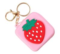 Silicone Coin Pursekeychain - Widely Used Small Change Coin Purse cutePattern - Effortless OIN Pouch cuteMultipurpose cuteBagkeychain Zipper Design with Metalkeychain For Backpack
