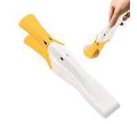 Silicone Cooking Tong, Duck Mouth Tongs, 7.24x1.18 Inches, Heat Resistant and Food Safe, Comfortable Non Slip Handle, Kitchen Tongs for Air Fryer Use, Grilling, Serving, Home