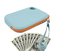 Silicone Cosmetic Storage Bag | Waterproof Makeup Organizer with Zipper | Portable Multifunctional Pouch For Women Girls Keys Cables Accessories Travel Small Storage Box Toiletry Case