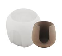 Silicone Craft Mold - Handmade Container Tool for Projects | Smooth Non Stick with Silicone, Sturdy Flexible Shape, Perfect for Resin Candle Concrete Plaster DIY Art Home Decoration