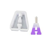 Silicone Crafts Moulds Hand-Making Candle Holder Mold Capital Letter Shaped Stand Mould Material For DIY Letter Stand Mold