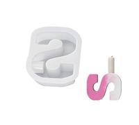 Silicone Crafts Moulds Hand-Making Candle Holder Mold Capital Letter Shaped Stand Mould Material For DIY Letter Stand Mold