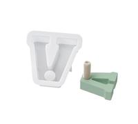 Silicone Crafts Moulds Hand-Making Candle Holder Mold Capital Letter Shaped Stand Mould Material For DIY Letter Stand Mold