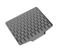 Silicone Dish Mat, Non Slip Drainage Pad, Foldable Drying, 15.75x13.19 Inches, Heat-Resistant Flexible Design, Quick Water Drain Feature, Ideal for Kitchen Sink Counter Cooking Dining