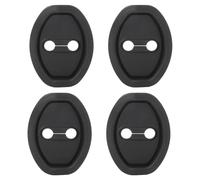 Silicone Door Lock Protector - 4 Piece Soft Cover Set, Car Buckle Shielding Sleeve, Multifunction Thickened Lock Guard | Resistant Automotive Interior Accessory for Shock Durability
