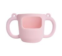 Silicone Double Handle Tumbler Grip - Anti Slip Cup Holder Cover, Heat Resistant Mug Grip Sleeve, Bottle Handling Support Band, Vacuum Insulated Drinkware Comfort GripProtector | For Beverage