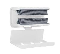 Silicone Drain Hair Stopper | Wall Mounted Hair Collector with Soft Bristles, Durable Anti-Skid Catcher Pad for Shower, Tub, Basin, Bathroom Accessories, Easy to Clean Reusable Filter Mat for Kitchen