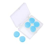 Silicone Earplugs Noise Cancelling - 6pcs Reusable Moldable Water Earplugs, Custom Fit Acoustic Seal with Storage Case, Sturdy Sound Blocking Shield, Ideal for Study and Workplace Focus