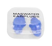 Silicone Earplugs, Reusable Silicone Earplugs Noise Reduction for Swimming Sleeping Pack of 2 (Blue+PP box)