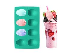 Silicone Easter Candy Molds 8 Cavity Bakewares, Food Grade Baking Pan Cookie Jelly Ice Cream Dessert Mold Easy Release Kitchen Bakeware Spring Party Tool | Perfect/suitable/ideal for Home Birthday Cel