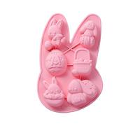 Silicone Easter Molds, Bunny Candy and Candle Mold Kit, Non Stick Baking and Crafting, Handmade Craft Casting Tool, Candy Casting Tool, Heat Resistant Material for Pastry DIY Creative Projects
