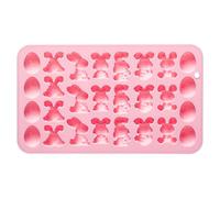 Silicone Easter Molds - Cute Bunny and Egg Shapes, Nonstick Heat Resistant Chocolate Candy Baking Pan with Flexible Easy Release Feature, Ideal for Dessert Cake Cookie Muffin Party Kitchen Holiday Fun