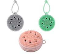 Silicone Face Brush - Soft Bristle Facial Cleansing Tool, Manual Skincare Scrub Pad, Gentle Device, Accessory For Deep Pore Cleaning Routine Face Wash Beauty Care Daily Use