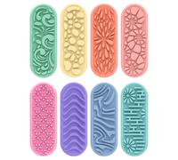 Silicone Fidget Block, Mindful Calming Tool, Soft Stress Relief Puzzle, Safe Educational Game for Children Teens, Helps with and Attention, Ideal for Classroom and Dorm Use, Set of 8