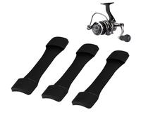 Silicone Fishing Reel Protective Pads (3 Pack), 2.16-Inch Baitcasting Reel Seat Covers, Soft Anti-Scratch Silicone Sleeve for Professional-Grade Fishing Gear Guard for Lake, River, and Pond Sports