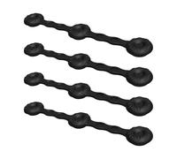 Silicone Fixing Buckle - 4.13x0.63x0.28 in Magnetic Air Fryer Clip Heat Resistant Parchment Paper Holder Baking Steaming Kitchen Tool Non Slip Food Wrap Fixer | Practical Cooking Accessory For Home Ki