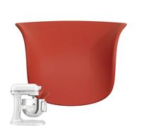 Silicone Flour Funnel,Food Grade Wide Mouth Shield - Baking Flour Funnel Attachment,for Cooking Sugar Cocoa Powder Oats Honey Yogurt Oil