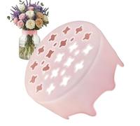Silicone Flower Arranging Grid - Reusable Silicone Waterproof | Flower Arranger Vase Holder | 3.15 * 3.15 * 1.65 In For Bouquets Centerpieces Wedding Home Decor Plant Party