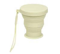 Silicone Folding Cup - Portable Reusable Mug | 200ml Drinking Cup for Hot Cold Beverages, Picnic Fishing Outdoor Running Camping Beach Studio Hiking Gym Home, Compact 70g