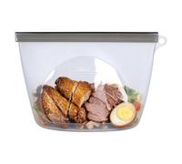Silicone Food Storage Bags - 1000ml Oven Safe Pouch with Writable Area