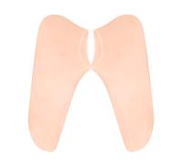 Silicone Foot Socks, Cracked Heel Covers, Breathable Skin Friendly Design, Soft U-Shape Fit, Reusable Moisturizing Care for Family Friends Colleagues Spa Home Easy to Use