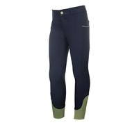 Silicone Full Seat pantalón de equitación HKM infantil Riding pantalón de equitación Claire Silicone Full - Deep Blue / EU122-128/age 6-7