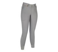 Silicone Full Seat pantalón de equitación HKM Riding pantalón de equitación Rosegold Sparkle Style Full - Grey/Rose-Gold / EU44/UK34/US32
