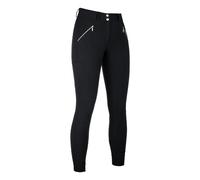 Silicone Full Seat pantalón de equitación HKM Women's High Waist Riding pantalón de equitación Lia with - Black / EU34/UK24/US22