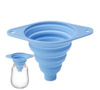 Silicone Funnel, Cooking Gadget, 4.72x3.54x0.59in Foldable Filler, Heat Resistant Design, Space Saving Shape for Kitchen Use, Bottle Filling, Liquid Transfer, Canning Needs, Food Prep Tasks