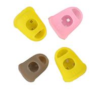 Silicone Guitar Finger Guards | Secure - Grip Fingertip Protectors for Beginners/Ukulele/Banjo | 4Pcs Stringed Instrument Protection Covers