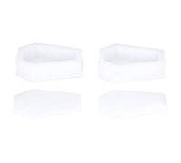 Silicone Halloween Coffin Molde Herramienta de fundición de bricolaje Suministros de molde de lágrimas reutilizables Vela de jabón de joyero de joyería de bricolaje [amantes de la