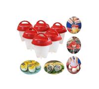 Silicone Hard Boiled Egg Cooker 6pc