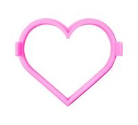 Silicone Heart Egg Ring | English Muffin Pancake Ring - Silicone Non-stick Reusable Cake Mould For Breakfast Frying Eggs, English Muffins